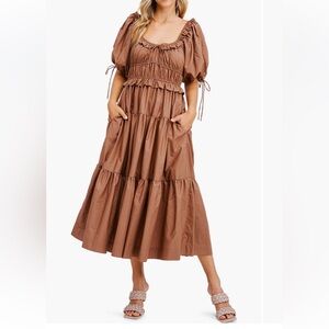 Chocolate en saison dress
